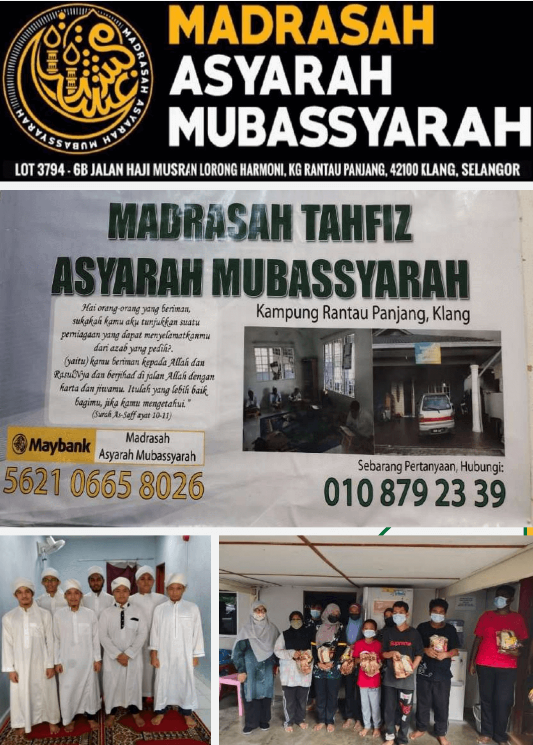 donate and support
